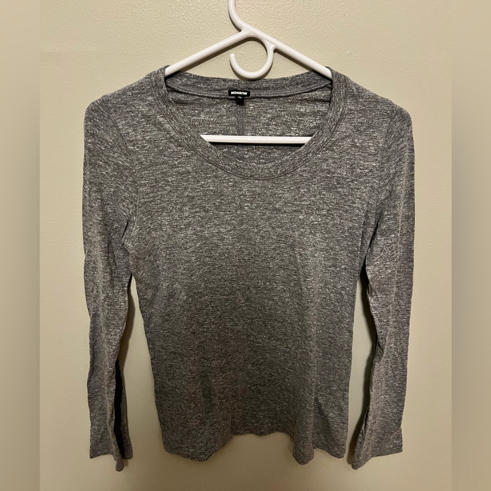 Monrow crewneck long sleeved tee